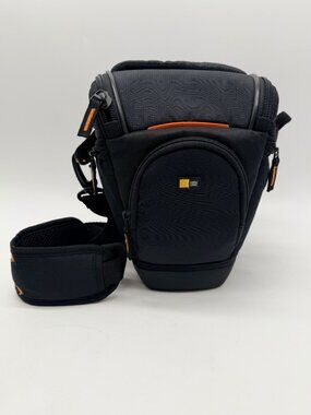 Case Logic Black & Orange Bungee Detail Camera Holster Bag